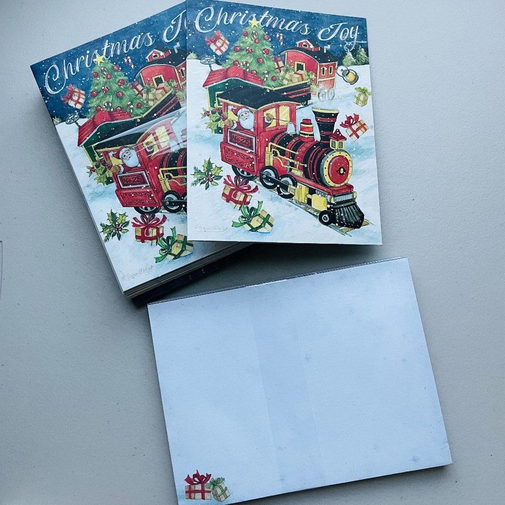 LANG All Aboard Nostalgic Retro Christmas Cards 5x7” w/Envelopes in Box Set 18